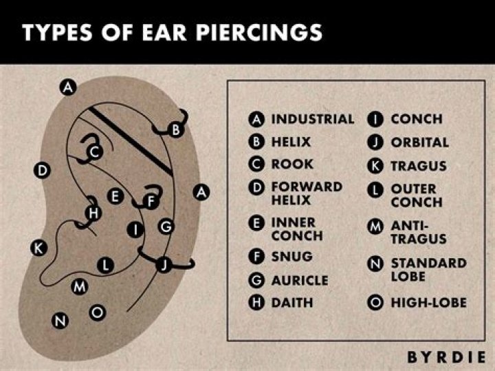 Unveiling the World of Ear Piercings: Comprehensive Guide to Ear Piercings Names